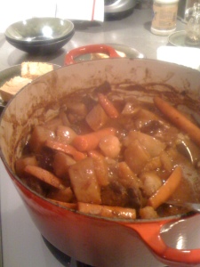 Beef and Root Vegetable Stew (finished on stove)